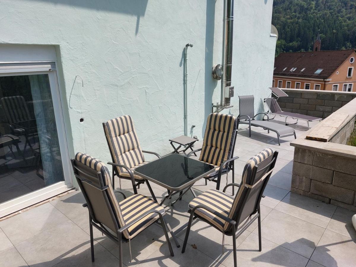 Ferienwohnung Unterm Rappenfels Hinterweidenthal Esterno foto